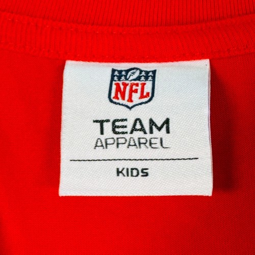 T-shirt manica lunga rossa abbigliamento squadra ragazzo Kansas City Chiefs NFL taglia S - Foto 3 di 7