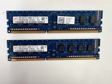 Hynix HMT325U6CFR8C 2GB DDR3-1333 PC3-10600U Desktop RAM - Lot of 2 4GB Total