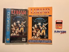 Lunar The Silver Star W/Strategy Guide & Eternal Blue No Reg Cards (Sega CD)