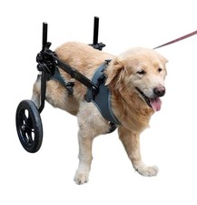 Adjustable XXL Dog Wheelchair Rear Leg Mobility Cart Hind Limb Rehab