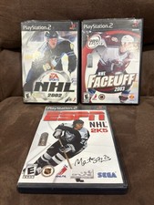Playstation 2 - ESPN 2002/2003 & 2k5 NHL - Tested & Working