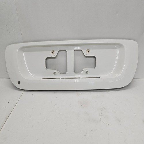2001-2007 Toyota Sequoia White Tailgate Lift Gate Hatch License Plate Trim -NOTE
