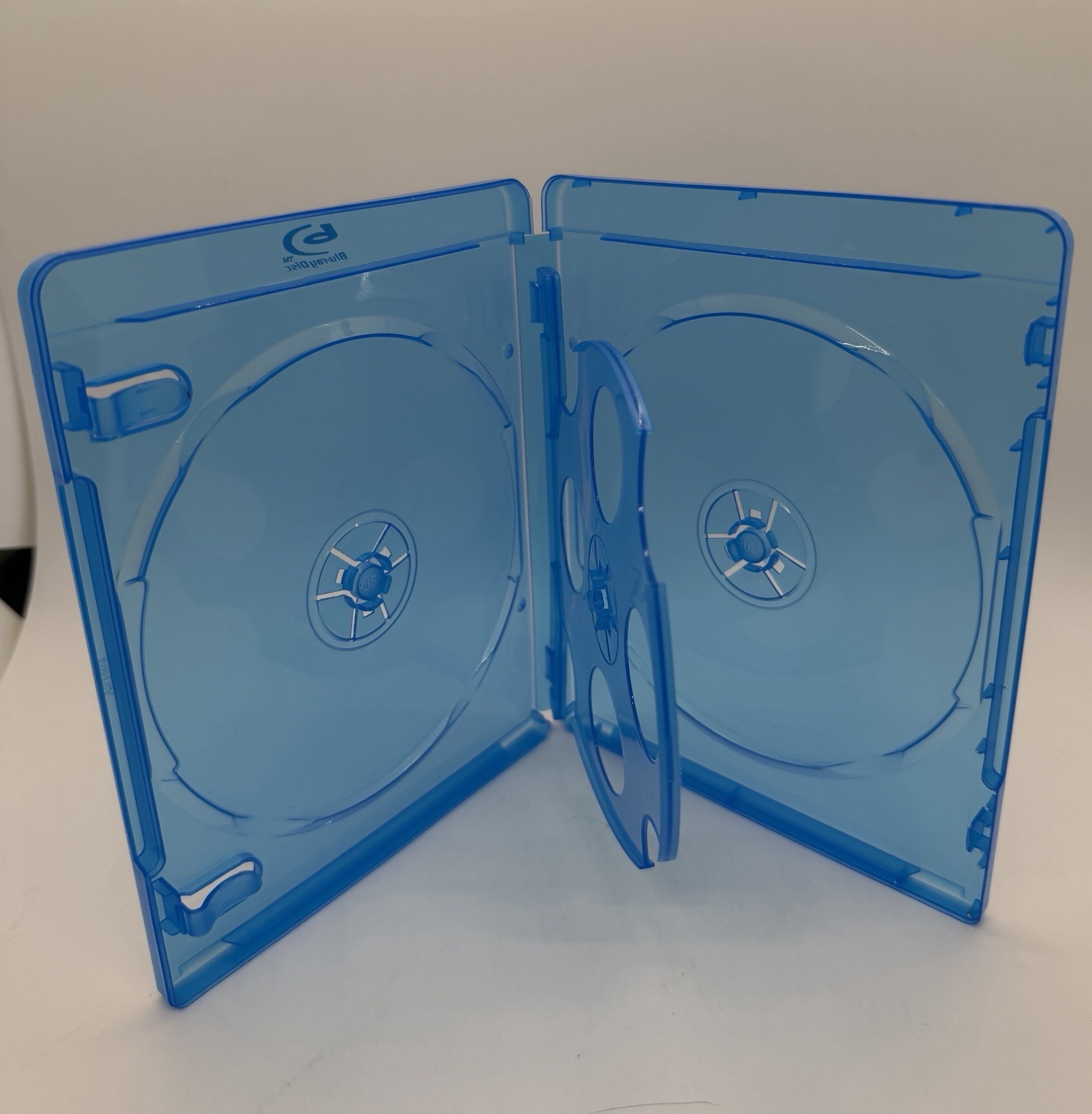 15 PCS 14mm Quad 4 Disc Blu-Ray Disc DVD Cases w/Blu-Ray Logo,BL1404, Free Ship