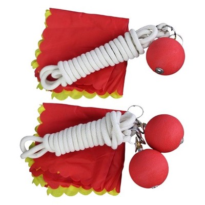 Martial Art Balance Training Equipment Rubber Meteors Hammer with Cotton Rope