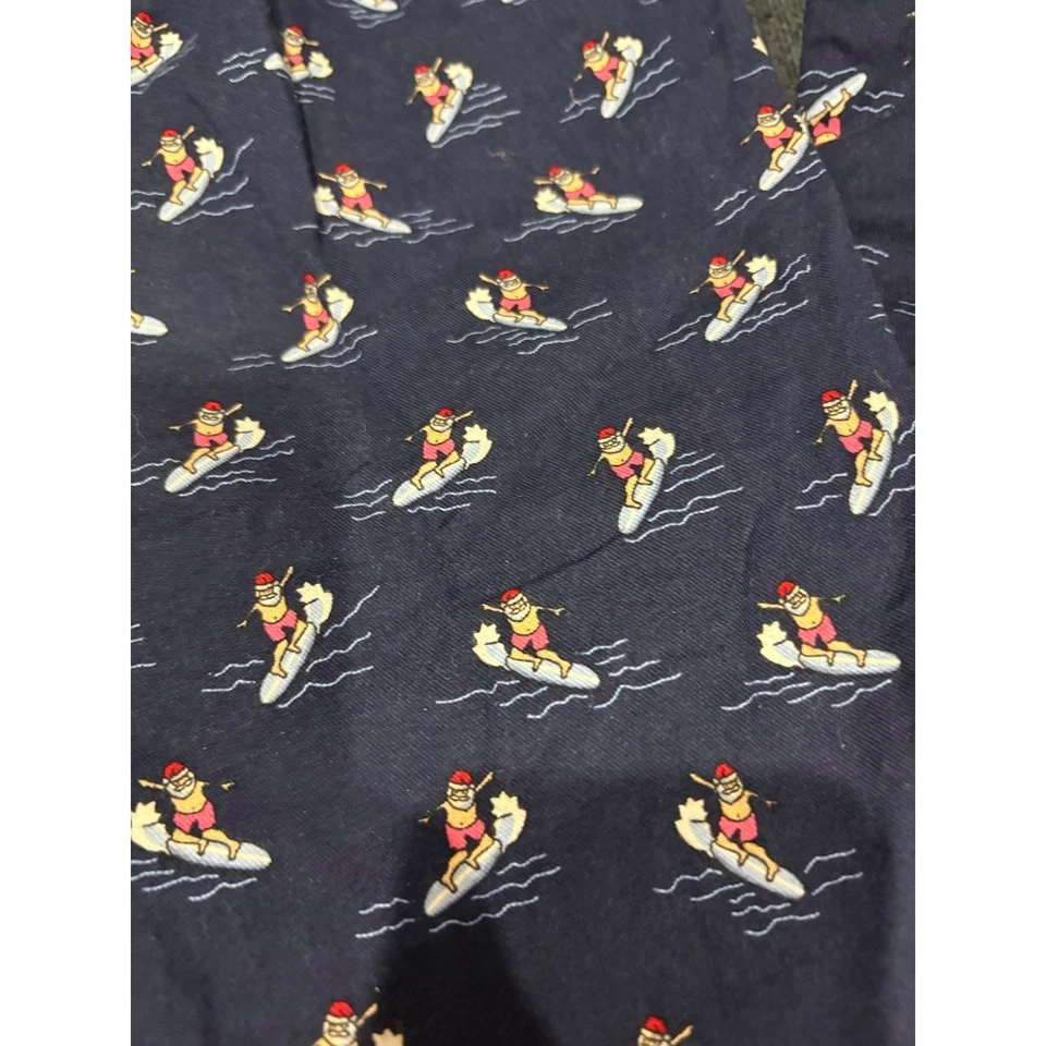 Pantalones de pijama Vineyard Vines para hombre talla S surf Santa azul marino algodón spandex Foto 3 de 3