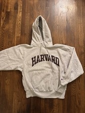 Vintage champion Harvard university hoodie size large