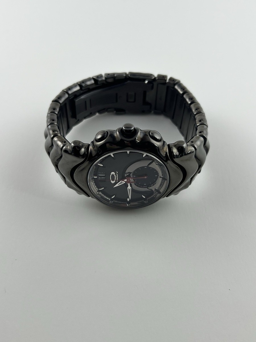 OAKLEY　judge 腕時計 OAKLEY Judge Men's Black Dial Two Hands (White) Chronograph