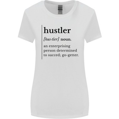 Hustler Definition Entrepreneur Hustle Damen T-Shirt Mit Weiterem Schnitt