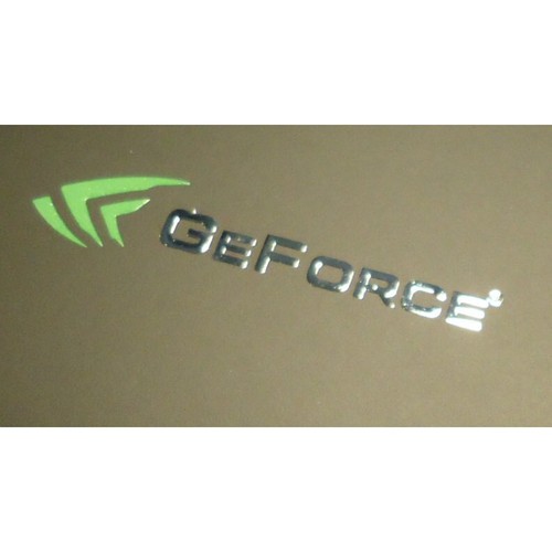 Graphics nVidia GeForce Label / Aufkleber / Sticker / Badge / Logo ...