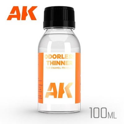 AK Interactive: Odorless Thinner - 100ml - Odor-free Turpentine - AK050
