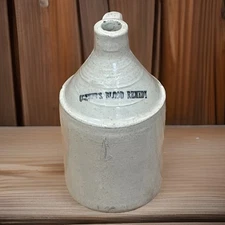 1890s Rare Conners Blood Remedy Stoneware Jug Medicine Jug Pint Chattanooga TN