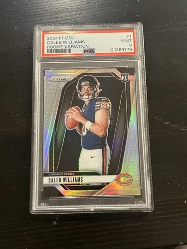 2024 Panini Prizm Rookie Variations Caleb Williams #1 Silver Prizm (RC) PSA 9