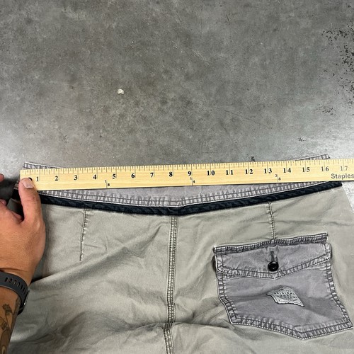 Pantalones cortos de algodón Quiksilver para hombre 36 verdes al aire libre usados - Imagen 13 de 22