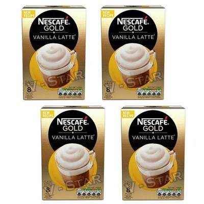 NESCAFÉ Gold Mix Kaffee Vanille Latte 4 Boxen frische Vorrat Kaffee
