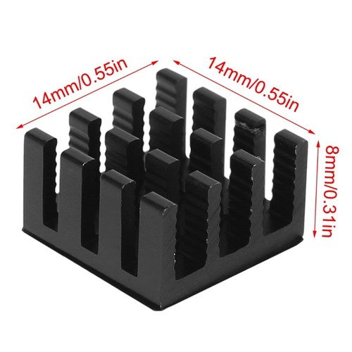 Aluminum Chipset Heatsink Radiator Cooling Fin for w/for Thermal Tape for - Afbeelding 6 van 8