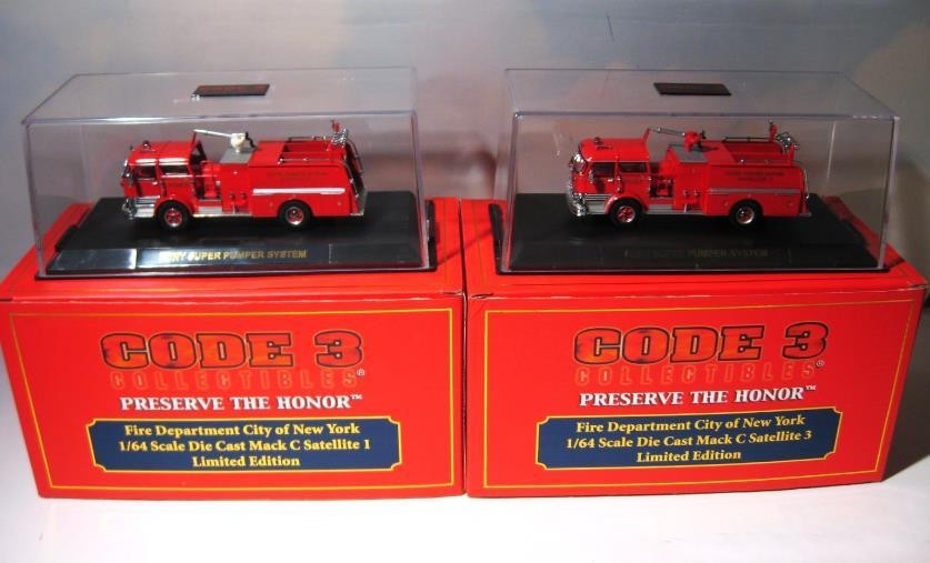 CODE 3  FDNY Mack  Satellite 1 + 3 Super Pumper System Fire 