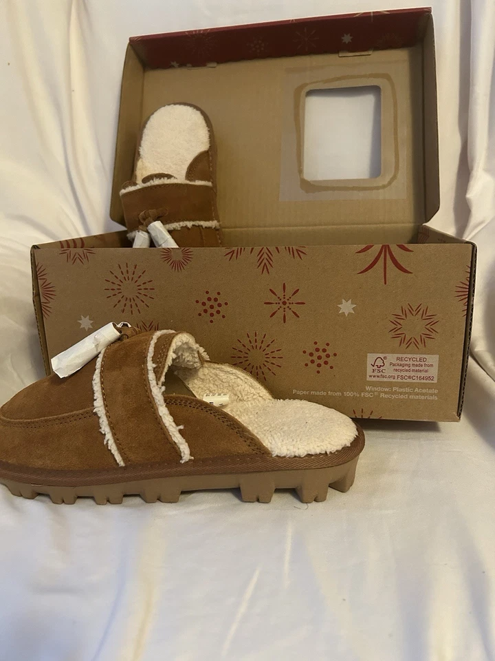 Женские тапочки Style & Co. Laneyy 10015609800 8 М с каштановыми кисточками без застежек S0639 - Изображение 2 из 4