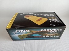 Finis Zoomers Gold Short Blade Training Fins Size C Men 3.5-5 Women 4.5-6 Boxed