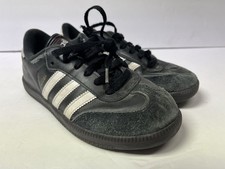 Adidas Samba Classic Black Sneaker Boys Size 3 See Pics