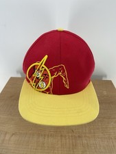 Six Flags Theme Park DC Comics The Flash Snapback Hat Baseball Cap Adult