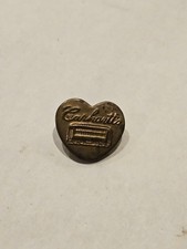 Antique Carhartt Heart Shaped Button W Trolley Overalls GREAT SHAPE