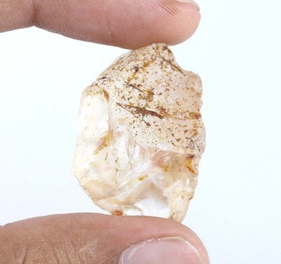 AGI Certified Natural 57.50 Ct Yellow Golden Topaz Gemstone Rough T36442