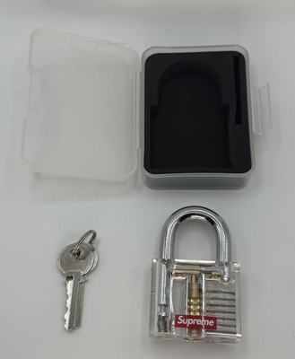 SUPREME Clear Training Padlock with Case and Key EKB504