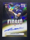 2025 Topps Finest Jaxson Dart Rookie On Card Auto True Gold Refractor /50 RC SSP