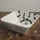 Fishs Eddy New York Times Crossword Puzzle 6” Square Cereal Bowl Replacement 