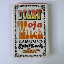 Diary of a Witch by Sybil Leek, Hardcover, BCE, Dust