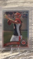 Topps Chrome Andy Dalton 2011 Rookie Card #51 Cincinnati Bengals NFL. rookie card picture