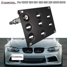 Front Bumper Tow Hook License Plate Tag Mount Bracket For Bmw E90 E91 E92 E93 M3