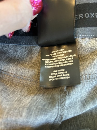 NWT ZeroXposur Sz 40 Slate Gray Stretch Travel Shorts - Flat Front - Zip Pocket - Picture 10 of 15