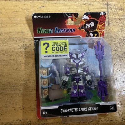 Devseries Ninja Legends Cybernetic Azure Sensei 3'' Action - FREE CODE- NIB