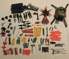 Vintage 1980s GI Joe ARAH Assorted Weapons Accessories Lot Missiles & 2 Vehicles