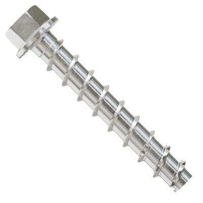 Simpson THDC25200H6SS Titen HD 1/4'' x 2'' Stainless Steel Screw Anchor 50 Pack