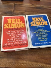 Lot of 2  NEIL SIMON (15 Play Script )Fireside Theater Book Club