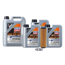 8L Liqui Moly Special Tec LL 5W-30 Wix Engine Oil Change Kit for W203 C230 1.8