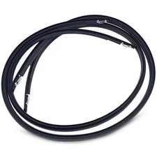 YKWYKW Roof Trim Molding Kit,Roof Drip Stripping,Left & Right Black 