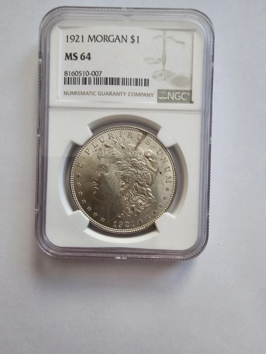 MS 64 Graded 1921 Year Morgan US Dollars (1878-1921) for sale | eBay