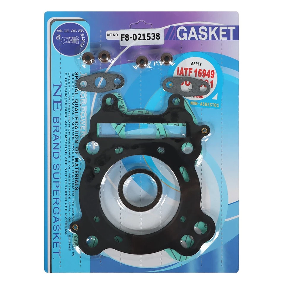 Yamaha Grizzly 300 YFM300G 2012-2013 Top End Gasket Kit Set High Quality Foto 3 de 4