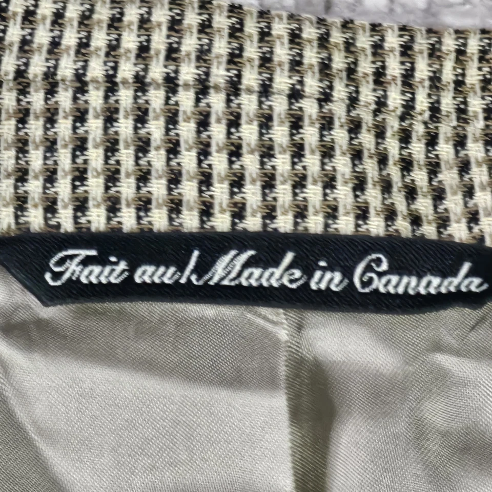 JACK VICTOR  Blazer Sport Coat Mens 42R Jacket Wool Bamboo — 第 3/4 张图片