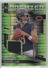 2024 Panini Prizm Premier Jerseys Neon Green Pulsar Caleb Williams #PJ-CWS 15ik