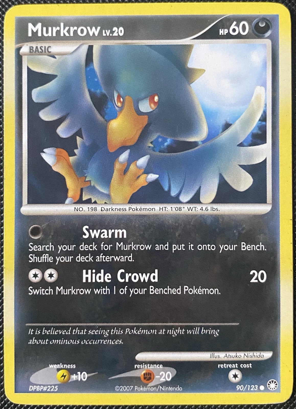 Murkrow 90/123 Mysterious Treasures Regular - Pokémon Card