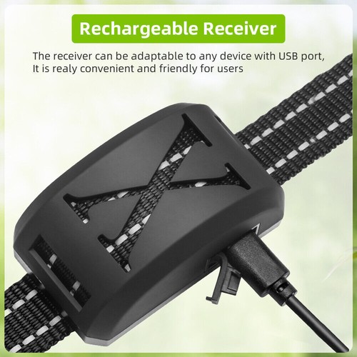 2PC Pet Dog Wireless Electric Fence Containment System Training Collar Shock - Bild 10 von 13