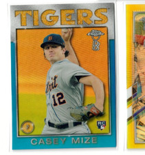 CASEY MIZE 2021 Topps Chrome Ben Baller 1986 #86TB-13 BLUE RC REFRACTOR #/75