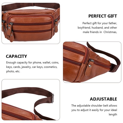 1Pc Men Chest Bag Sling Bag Fashion Shoulder Backpack Sling Bag - Picture 2 of 12