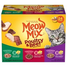 Tender Favorites with Liver, Turkey, Chicken & Beef Flavors Wet Cat Food
