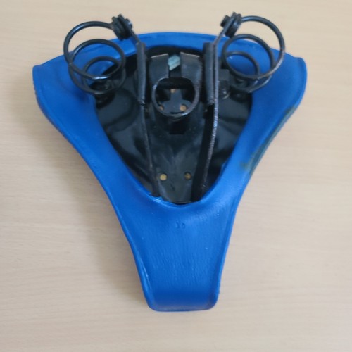 Vintage "S" type Schwinn Blue Mesinger Bicycle Seat Saddle - Bild 5 von 5