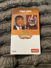 Cyrus Jones Alabama Crimson Tide 2016 Senior Bowl Card Football NCAA